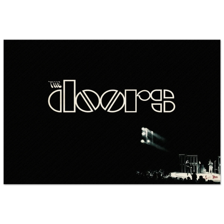 The Doors – Rock’s Poetic Rebel - 30x45 cm / 12x18″ - Wood Prints - 