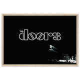 The Doors – Rock’s Poetic Rebel - 60x90 cm / 24x36″ - Framed Canvas - Wood frame