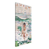 The Dream of the Shepherd Painting by Ferdinand Hodler | Wall art print - 40x80 cm / 16x32″ - 