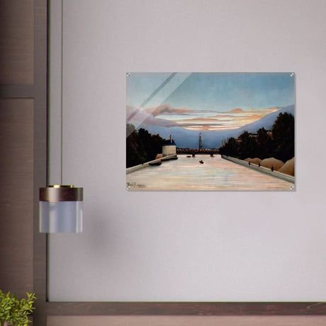 The Eiffel Tower, c. 1898 by Henri Rousseau - Acrylic Print - 70x100 cm / 28x40″ - 