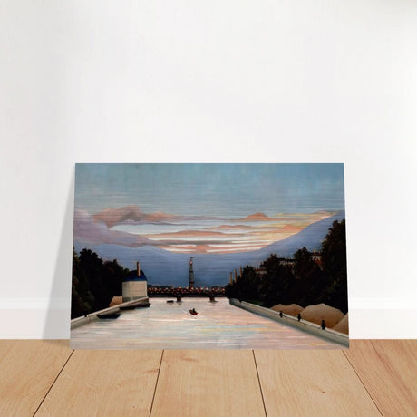 The Eiffel Tower, c. 1898 by Henri Rousseau - Brushed Aluminum Print - 30x45 cm / 12x18″ - 