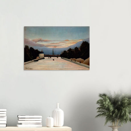 The Eiffel Tower, c. 1898 by Henri Rousseau - Wood Prints - 50x75 cm / 20x30″ - 20 mm