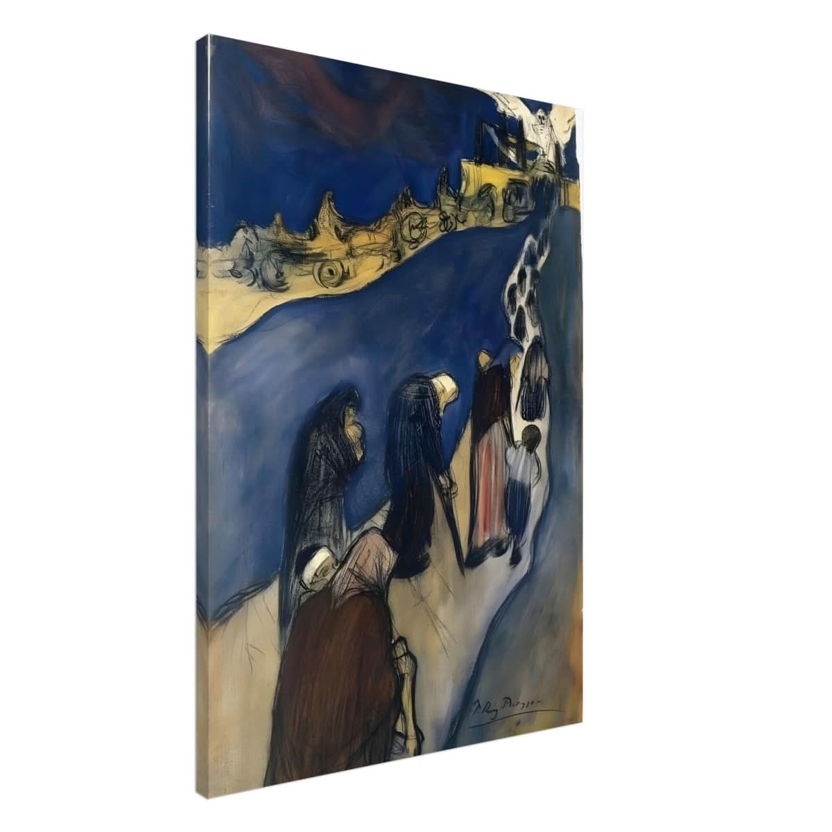 The End of the Road (Au bout de la route) by Pablo Picasso - Canvas - 70x100 cm / 28x40″ - Thick