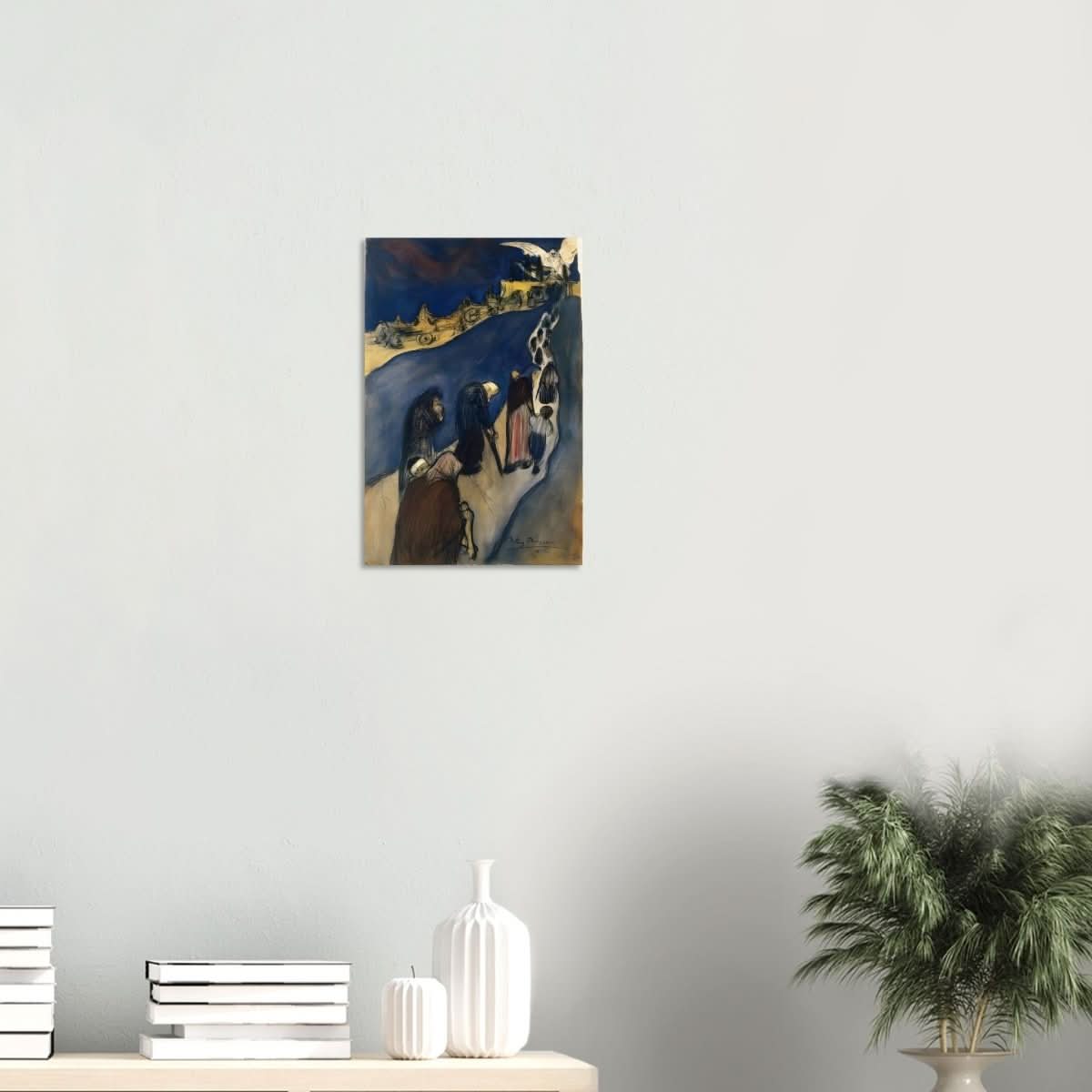 The End of the Road (Au bout de la route) by Pablo Picasso - Wood Prints - 30x45 cm / 12x18″ - 10 mm