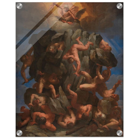 The Fall of the Giants by Guido Reni | Vintage wall art print - Acrylic Print - 40x50 cm / 16x20″ - 