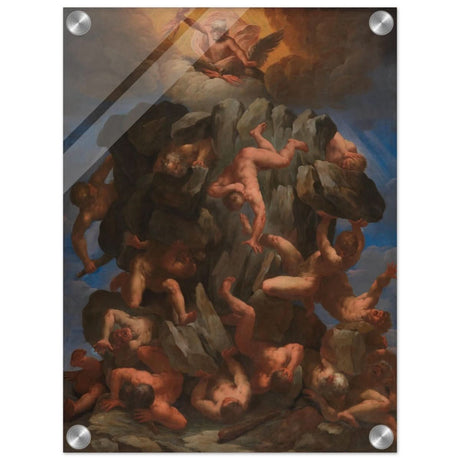 The Fall of the Giants by Guido Reni | Vintage wall art print - Acrylic Print - 30x40 cm / 12x16″ - 
