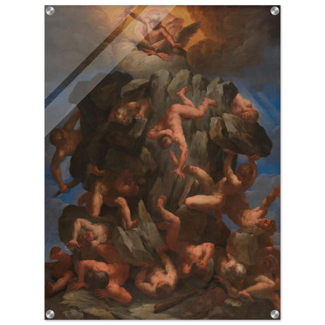 The Fall of the Giants by Guido Reni | Vintage wall art print - Acrylic Print - 60x80 cm / 24x32″ - 