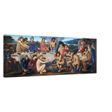 The Feast of Peleus by Edward Burne - Jones | Vintage Masterpiece Art Print - Canvas - 30x90 cm / 12x36″ - 