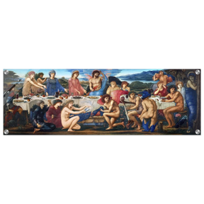 The Feast of Peleus by Edward Burne - Jones | Vintage Masterpiece Art Print - Acrylic Print - 30x90 cm / 12x36″ - 