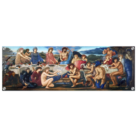 The Feast of Peleus by Edward Burne - Jones | Vintage Masterpiece Art Print - Acrylic Print - 30x90 cm / 12x36″ - 