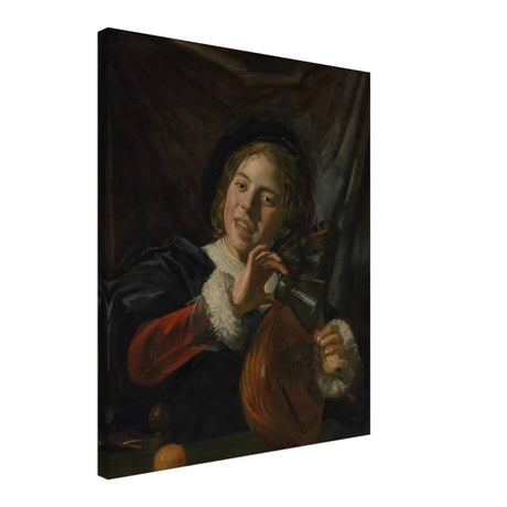 The Fingernail Test by Frans Hals and Judith Leyster | Vintage wall art print - Canvas - 50x60 cm / 20x24″ - 