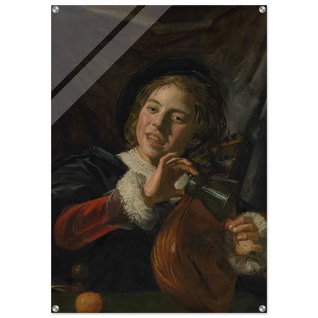 The Fingernail Test by Frans Hals and Judith Leyster | Vintage wall art print - Acrylic Print - 70x100 cm / 28x40″ - 