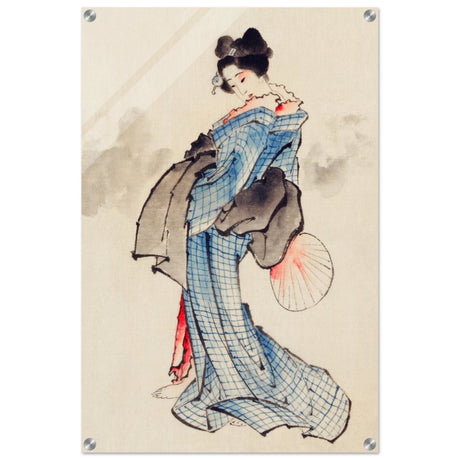 The Floral Empress | Japanese Heritage wall art print - Acrylic Print - 50x75 cm / 20x30″ - 