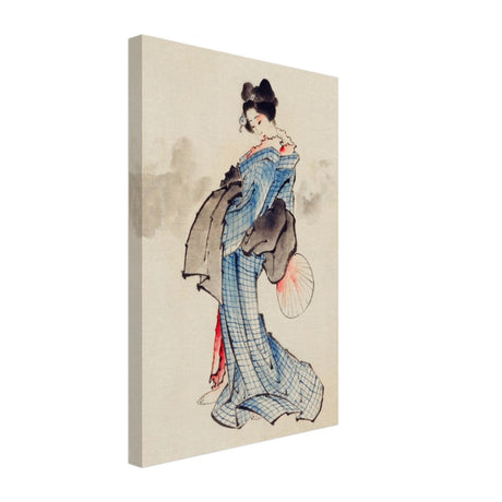 The Floral Empress | Japanese Heritage wall art print - Canvas - 30x45 cm / 12x18″ - 