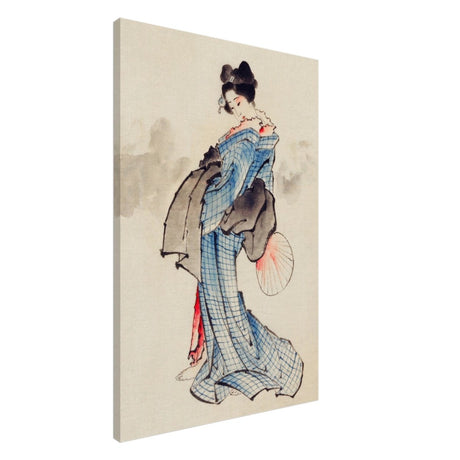 The Floral Empress | Japanese Heritage wall art print - Canvas - 60x90 cm / 24x36″ - 