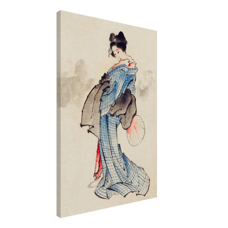 The Floral Empress | Japanese Heritage wall art print - Canvas - 50x75 cm / 20x30″ - 