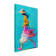 The Flow of Freedom | Abstract Expressionism & Modern Impressionism - 30x45 cm / 12x18″ - Canvas - 