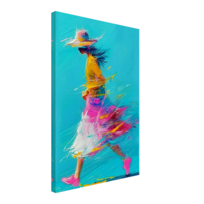 The Flow of Freedom | Abstract Expressionism & Modern Impressionism - 40x60 cm / 16x24″ - Canvas - 
