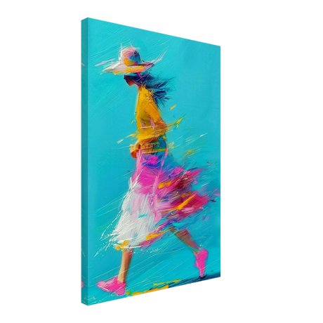 The Flow of Freedom | Abstract Expressionism & Modern Impressionism - 40x60 cm / 16x24″ - Canvas - 
