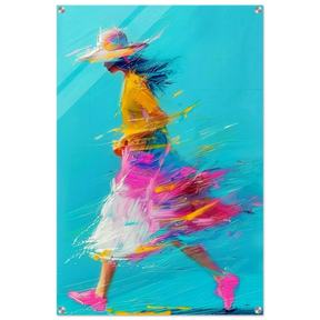 The Flow of Freedom | Abstract Expressionism & Modern Impressionism - 60x90 cm / 24x36″ - Acrylic Print - 