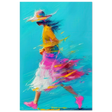 The Flow of Freedom | Abstract Expressionism & Modern Impressionism - 50x75 cm / 20x30″ - Aluminum Print - 