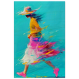 The Flow of Freedom | Abstract Expressionism & Modern Impressionism - 30x45 cm / 12x18″ - Wood Prints - 