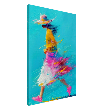 The Flow of Freedom | Abstract Expressionism & Modern Impressionism - 60x90 cm / 24x36″ - Canvas - 