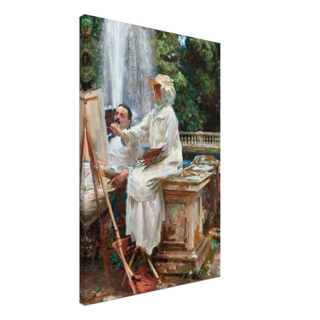 The Fountain, Villa Torlonia, Frascati by John Singer Sargent - Canvas - 60x90 cm / 24x36″ - Thick