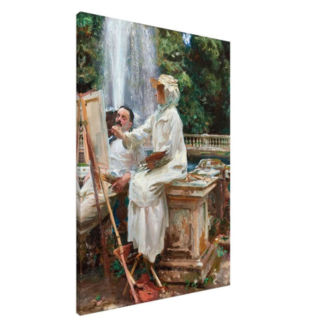 The Fountain, Villa Torlonia, Frascati by John Singer Sargent - Canvas - 70x100 cm / 28x40″ - Slim