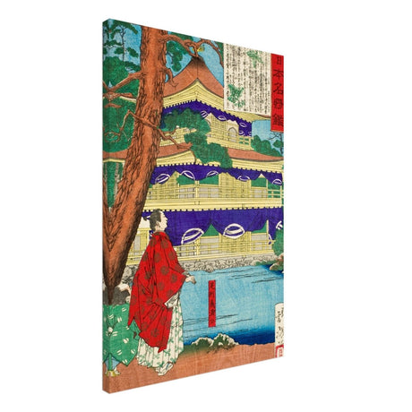 The Golden Pavilion | Traditional Japanese Ukiyo - e Style - Canvas - 50x75 cm / 20x30″ - 