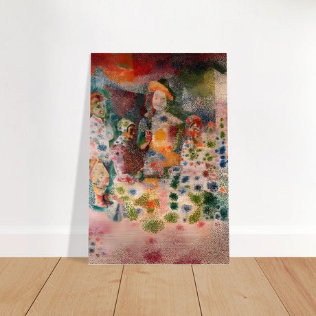 The Happy Family by Pablo Picasso - Brushed Aluminum Print - 30x45 cm / 12x18″ - 