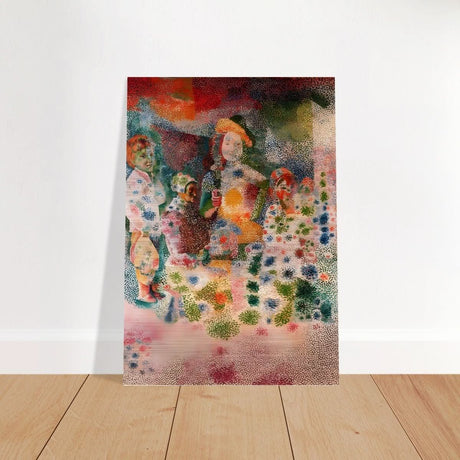 The Happy Family by Pablo Picasso - Brushed Aluminum Print - 70x100 cm / 28x40″ - 