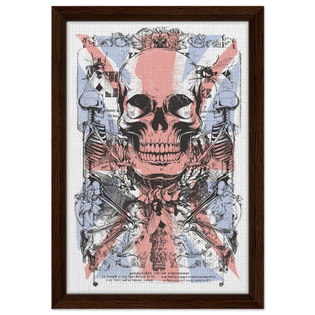 The Insect Alchemy | Pop art wall art print - 30x45 cm / 12x18″ - Framed Canvas - Dark wood frame
