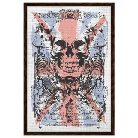 The Insect Alchemy | Pop art wall art print - 60x90 cm / 24x36″ - Framed Canvas - Dark wood frame