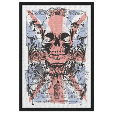 The Insect Alchemy | Pop art wall art print - 60x90 cm / 24x36″ - Framed Canvas - Black frame