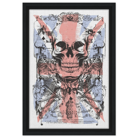 The Insect Alchemy | Pop art wall art print - 30x45 cm / 12x18″ - Framed Canvas - Black frame