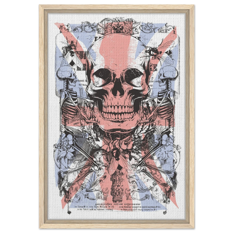 The Insect Alchemy | Pop art wall art print - 40x60 cm / 16x24″ - Framed Canvas - Wood frame