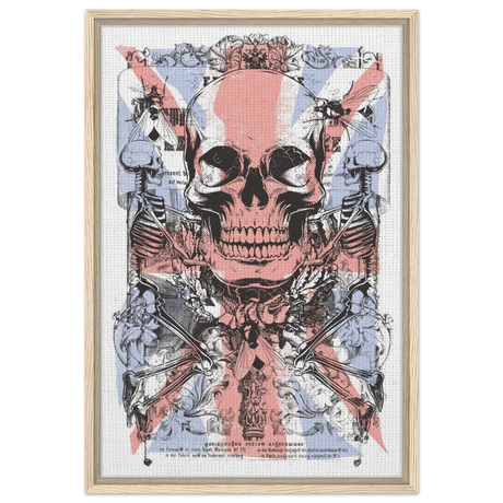 The Insect Alchemy | Pop art wall art print - 50x75 cm / 20x30″ - Framed Canvas - Wood frame
