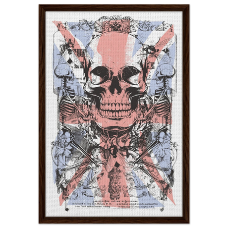 The Insect Alchemy | Pop art wall art print - 50x75 cm / 20x30″ - Framed Canvas - Dark wood frame