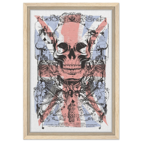 The Insect Alchemy | Pop art wall art print - 30x45 cm / 12x18″ - Framed Canvas - Wood frame