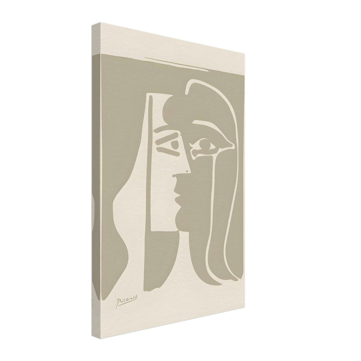 The Kiss by Pablo Picasso - Canvas - 40x60 cm / 16x24″ - Thick