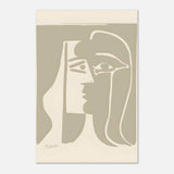 The Kiss by Pablo Picasso - Aluminum Print - 30x45 cm / 12x18″ - 