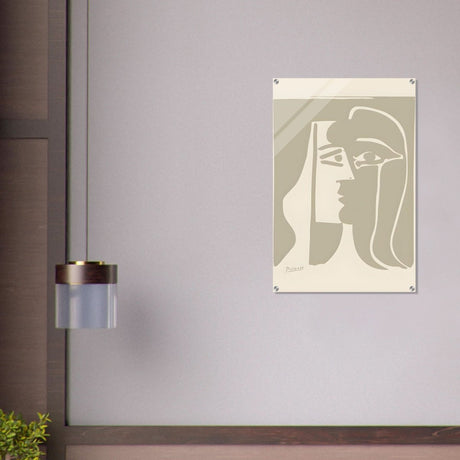 The Kiss by Pablo Picasso - Acrylic Print - 60x90 cm / 24x36″ - 