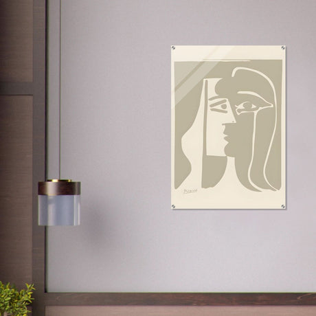 The Kiss by Pablo Picasso - Acrylic Print - 70x100 cm / 28x40″ - 