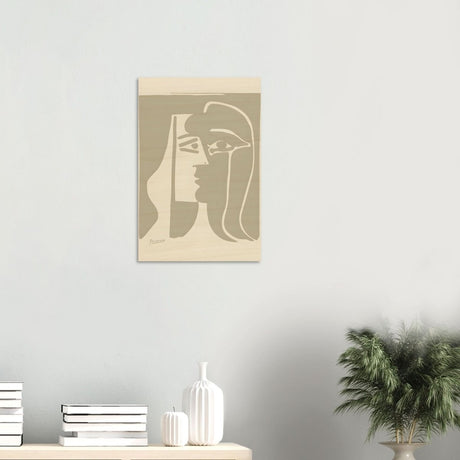 The Kiss by Pablo Picasso - Wood Prints - 40x60 cm / 16x24″ - 10 mm