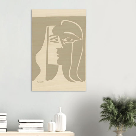 The Kiss by Pablo Picasso - Wood Prints - 60x90 cm / 24x36″ - 10 mm
