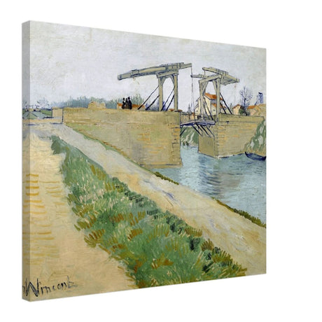 The Langlois Bridge (1888) by Vincent van Gogh | Vintage wall art print - Canvas - 50x60 cm / 20x24″ - 