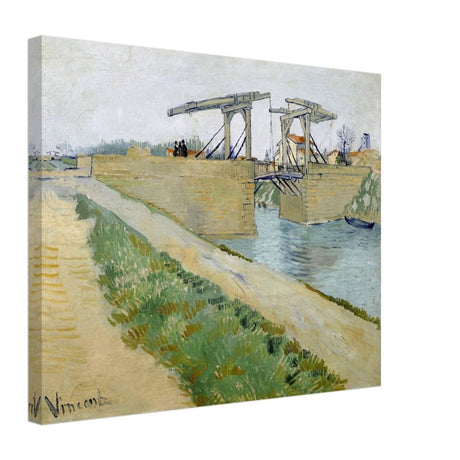 The Langlois Bridge (1888) by Vincent van Gogh | Vintage wall art print - Canvas - 40x50 cm / 16x20″ - 