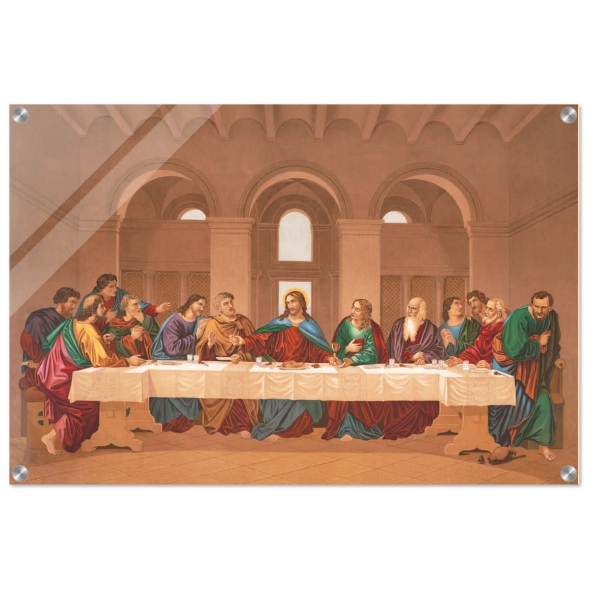 The Last Supper by Leonardo da Vinci | Da Vinci Vintage Wall art Print - Acrylic Print - 50x75 cm / 20x30″ - 