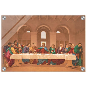 The Last Supper by Leonardo da Vinci | Da Vinci Vintage Wall art Print - Acrylic Print - 30x45 cm / 12x18″ - 